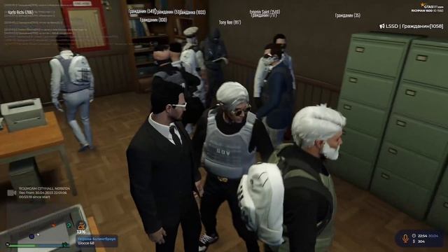 Первый вечер в адвокатуре за 54 минуты. GTA5RP сервер Richman