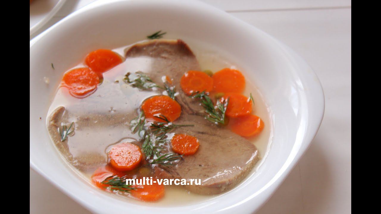 Заливное из говяжьего языка