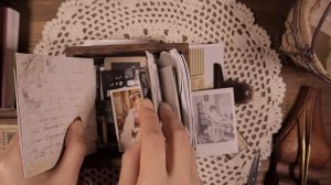 ASMR 10분안에 꿀잠자는 빈티지 다꾸 수면 영상 1hour Scrapbooking Journaling Relaxing Sounds