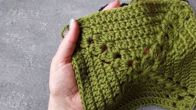 №2 Ажурное Пальто "Дигора" в стиле "Колор-Блок" вяжем крючком смотреть онлайн