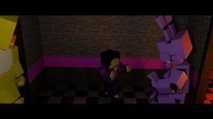 "One Of Us" / Fnaf minecraft animated music video (song by NightCove _theFox)