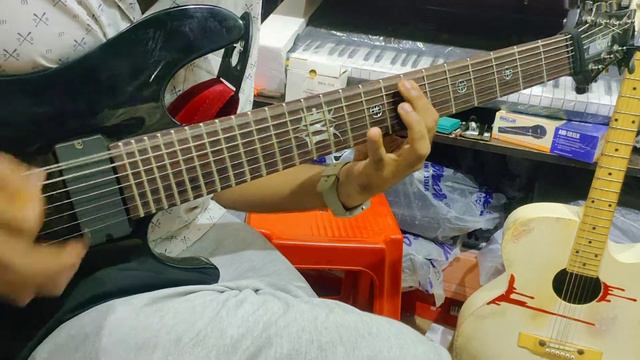 Cort EVL K57B Seven strings Guitar - Cort seven strings Guitar - sound demo - metal смотреть онлайн