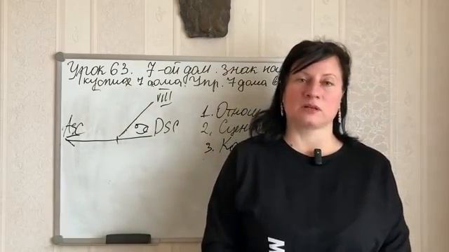 Урок 63. Седьмой дом гороскопа. Знак на куспиде 7 дома. Управитель 7 дома в домах