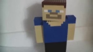 Lego Minecraft BIG Steve and Minifigure Steve