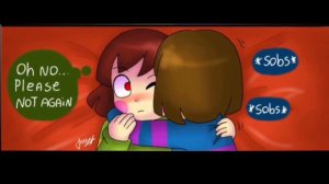 You’re Not Alone (Undertale Comic Dub) [Chara X Frisk]