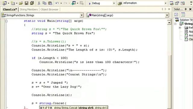 C From A to Z - Lesson 34: Concatenate  StringBuilder