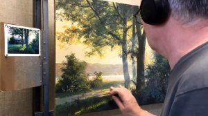 Летний день. Пишем акрилом. Художник - композитор: Юшкевич Виктор