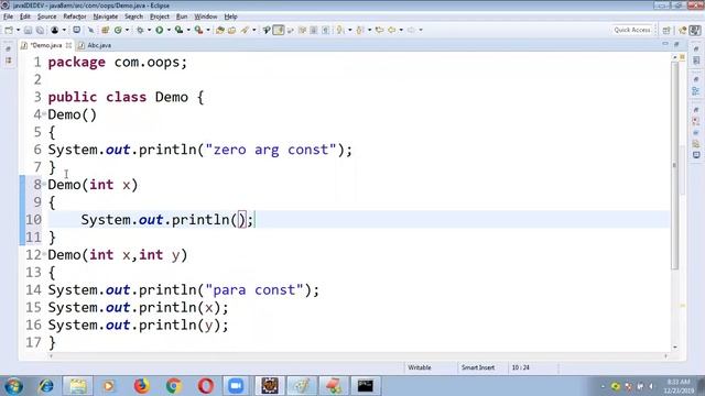 Java constructors/TYPES/ADVANTAGES / core java tutorial