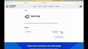 Create and export the ring designs from Tinkercad