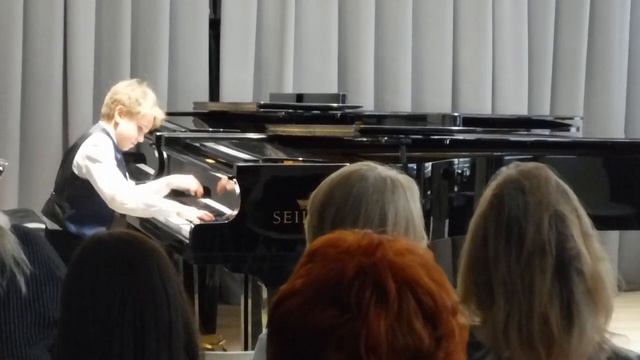 А.Г. Рубинштейн, Этюд Ундина, ре-бемоль мажор. Выступление в концерте ДМШ ЮЗАО Москвы, 17.03.2024 г.