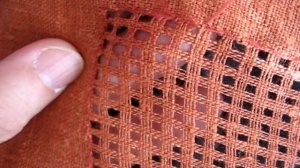 Фильм 3.  Цветная перевить.  Обвивание сетки.