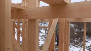 Проект из квартиры в свой каркасный дом 6х9 с террасой. День 9.