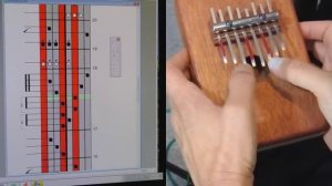 Greensleeves on 8-Note Kalimba