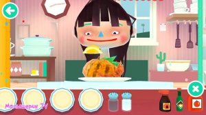 ГОТОВИМ ЕДУ и кормим смешного человечка в детской игре