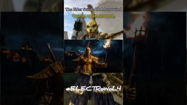 The Elder Scrolls III : Morrowind - Все фразы ординаторов