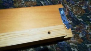 Крепление царги на кровать. Один из вариантов.