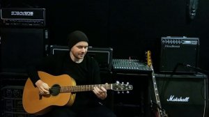 "В лесу родилась ёлочка" на гитаре! AMAZING GUITAR!