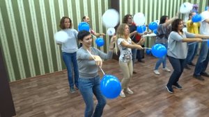 Флешмоб с шариками