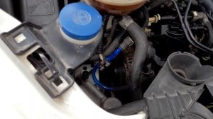 CITROEN JUMPY 08 р/2.0  Установка сухого фена в салон.