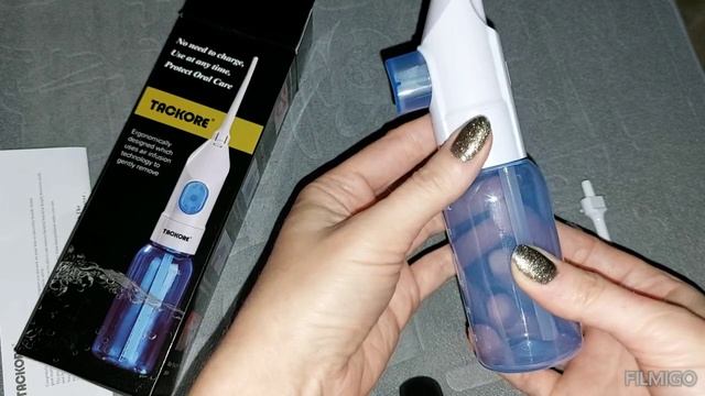 Портативный Ирригатор TACKORE для полости рта и носа. Распаковка. Ручной, механический. смотреть онлайн