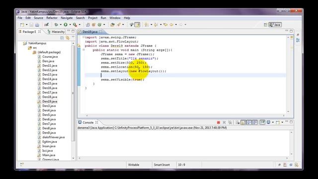 Java ile Programlamaya Giriş #19 | GUI - JFrame, JTextField ve JLabel смотреть онлайн