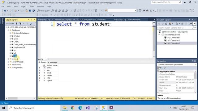 Backup and Restore Database in SQL Server 2019  #sqlservertutorial