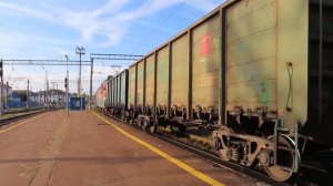 Электровоз ВЛ80С-1784Б/1749 с грузовым поездом станция Лиски ЮВЖД 21.08.2020