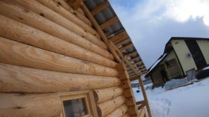 Ошибки строителей бани из оцилиндрованного бревна