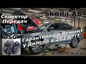 Skoda A8: Гарантийный Ремонт DSG. Часть 2 (2023)