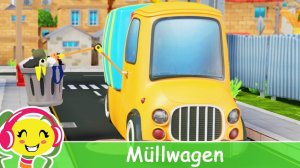 Müllwagen  Müllauto kinder lied | HeyKids - Kinderlieder Deutsch