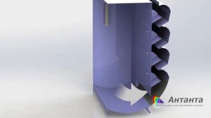 Однопостовая тупиковая камера напыления с блоко