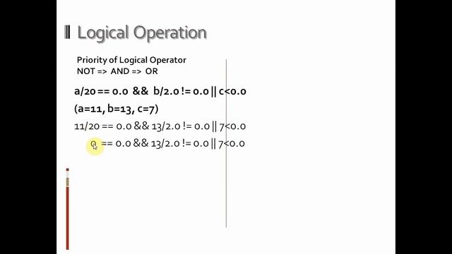 Logical Binary Operator in java programming 3