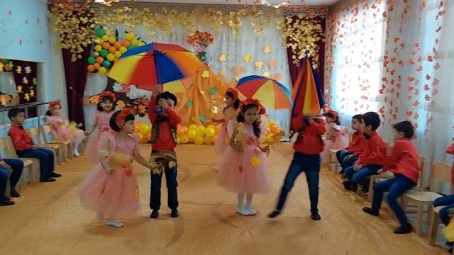Танец "ОСЕННИЙ БЛЮЗ". Подготовитильная группа. Осенний утренник. УЧТЕПИНСКИЙ РАЙОН 411-ГДОО