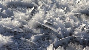 Зимние узоры на льду речки(Winter patterns on the ice of the river)