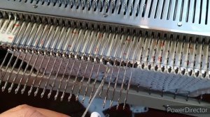 Горизонтальная петля на любой вязальной машине