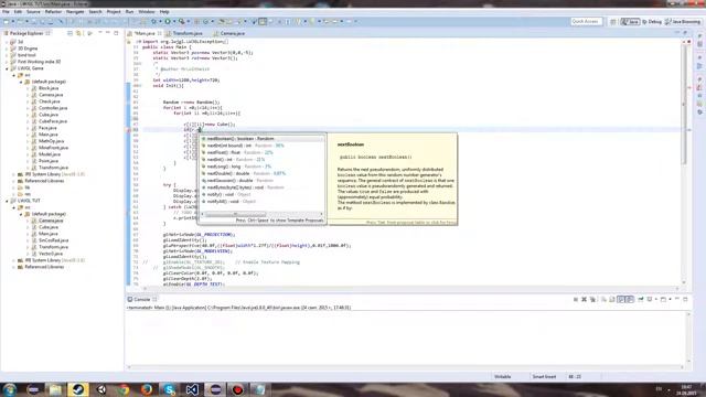 Создание 3D лабиринта на Java с использованием LWJGL #2 смотреть онлайн