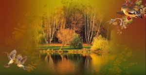 Красивая золотая осень Очень красивые фото и музыка.mp4