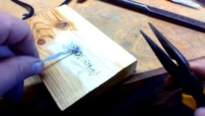 Эталон #6. Всечка алюминия в дерево.