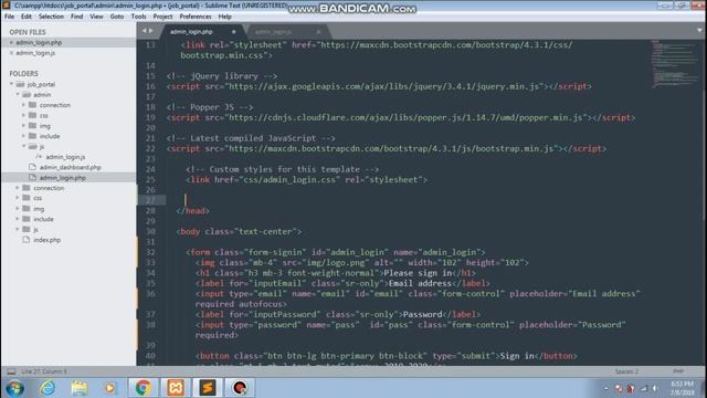 Online Job Portal Project In PHP - Php Project Tutorial (Hindi) - 2