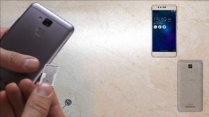 Как вставить SIM-карту в ASUS Zenfone 3 max