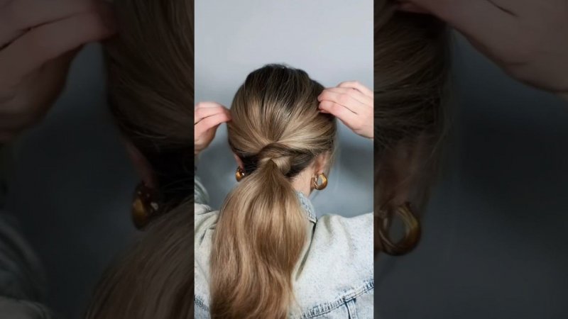 Хитрость для девушек!#лайфхакдлядевушек #hairhacks #hairstyle