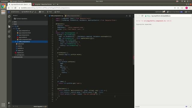 Angular 9 Form Validation, Styling & Form Builder Tutorial
