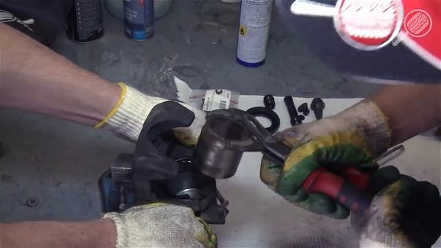 Чистка направляющих тормозных суппортов смотреть онлайн