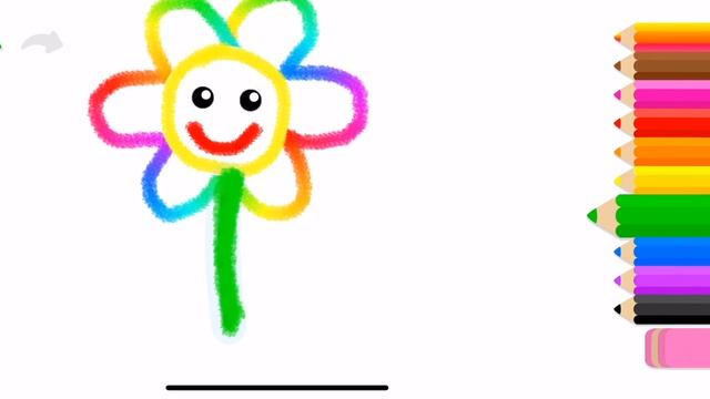 DRAWING A Plant For KIDS | Развивающая игра. РИСОВАЛКА! ДЕТСКИЕ РАСКРАСКИ