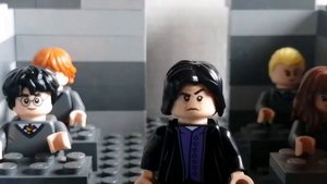 Гарри Поттер и философский камень за 1 минуту лего анимация
