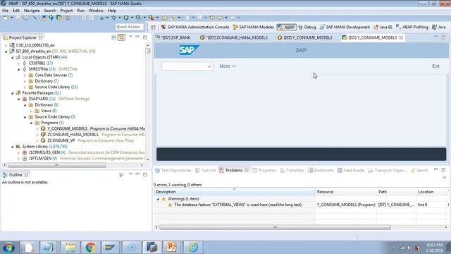 014 Step by Step Process to Consume View Proxy in ABAP Program смотреть онлайн
