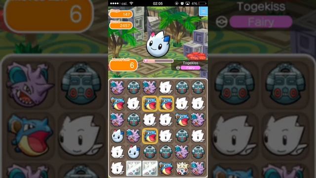 pokemon shuffle 147 S RANK NO ITEM смотреть онлайн