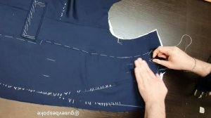 Соединение бортового пакета с полочкой мужского пиджака // БУДНИ ПОРТНОГО