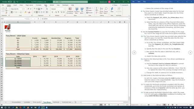 Excel Module 7 Project 1 a смотреть онлайн