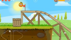 Как получить апельсиновый шарик в Red ball 4